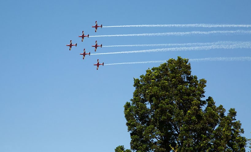 Demo: Roulette aerial display Demo: Roulette aerial display